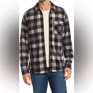 NWT Vintage 1946 Micro-Fleece Shirt Jacket Sz: L